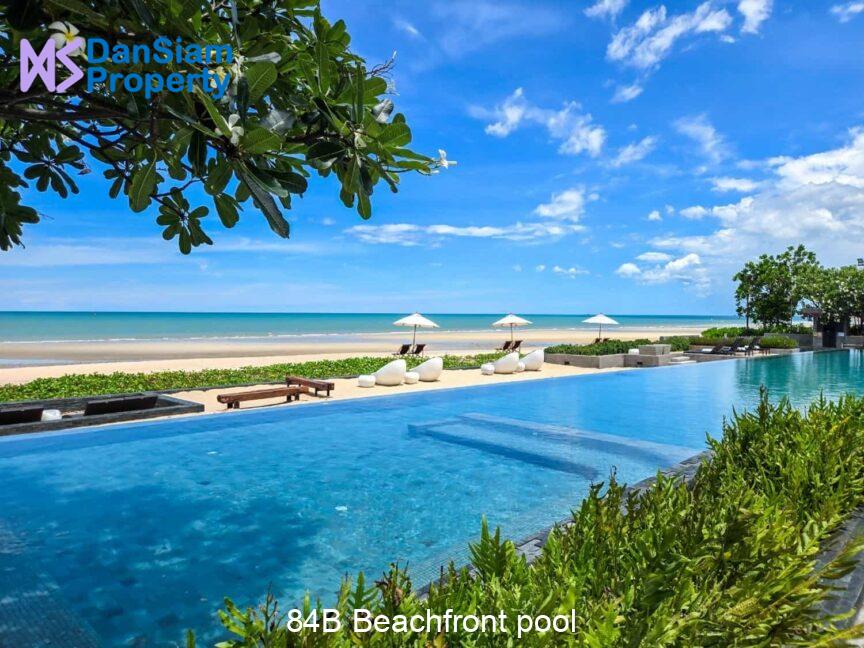 84B Beachfront pool