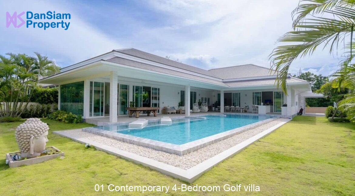 01 Contemporary 4-Bedroom Golf villa