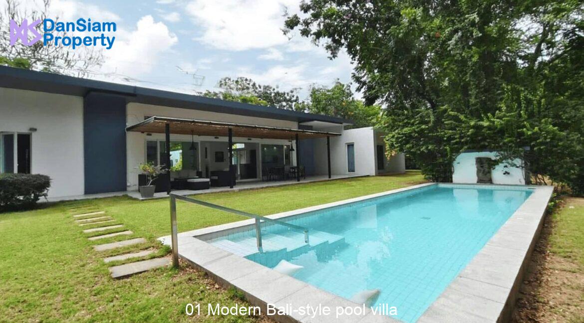 01 Modern Bali-style pool villa