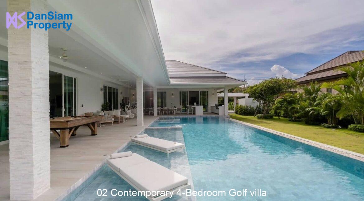 02 Contemporary 4-Bedroom Golf villa