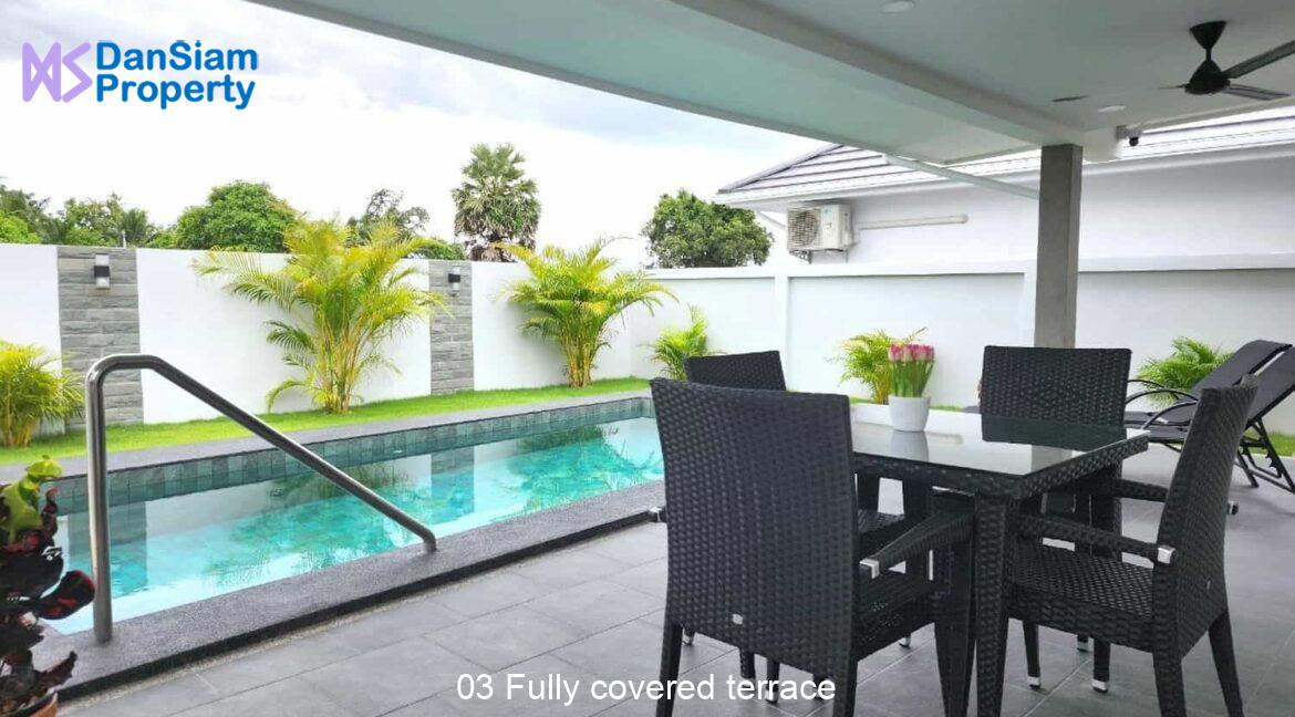 03 Fully covered terrace