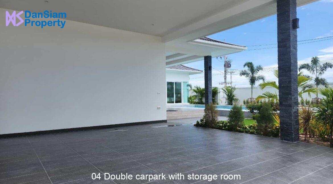 04 Double carpark with storage room