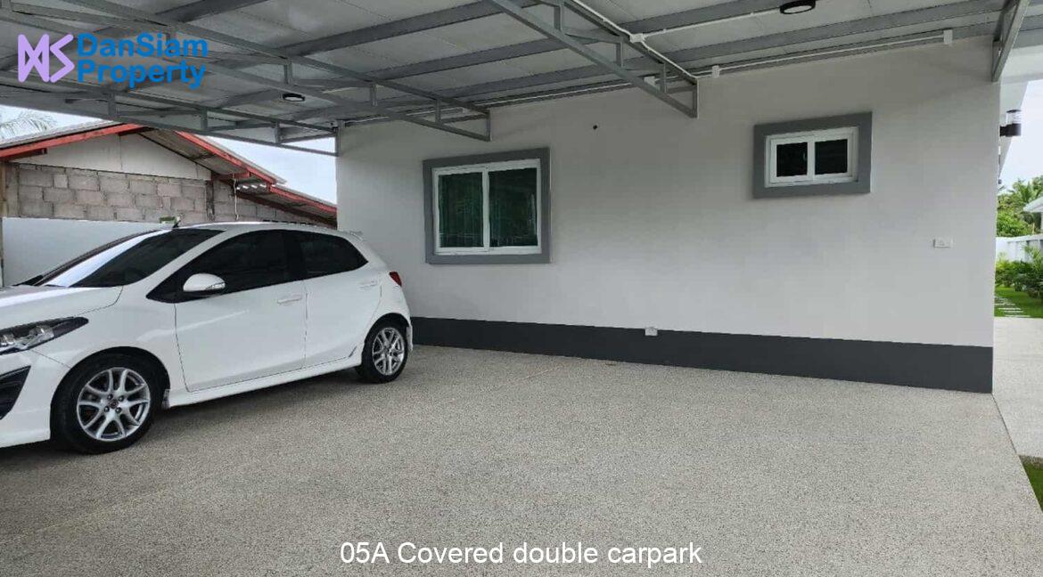 05A Covered double carpark