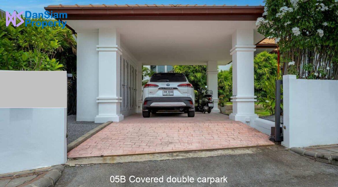 05B Covered double carpark