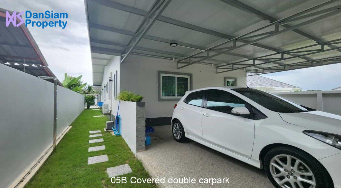 05B Covered double carpark