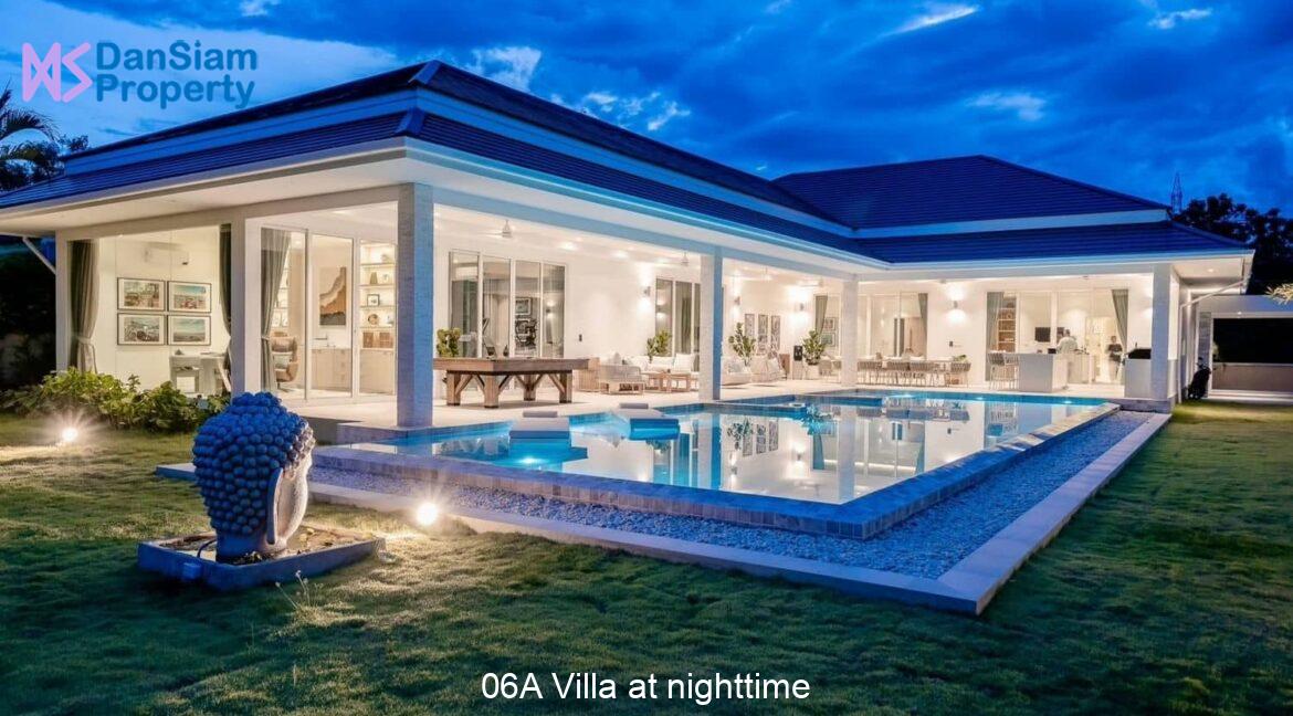 06A Villa at nighttime