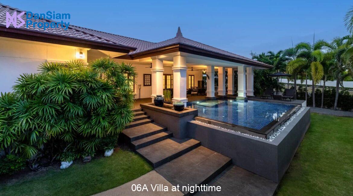 06A Villa at nighttime