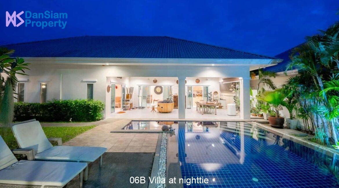 06B Villa at nighttie