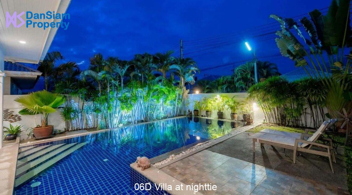 06D Villa at nighttie