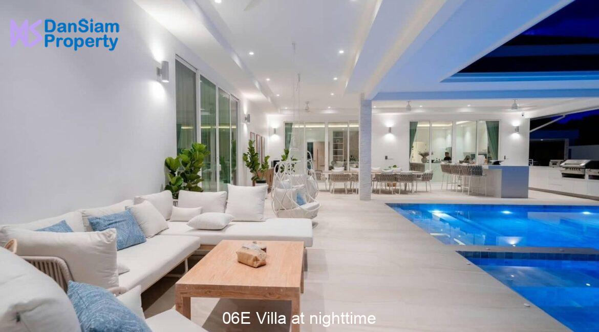 06E Villa at nighttime