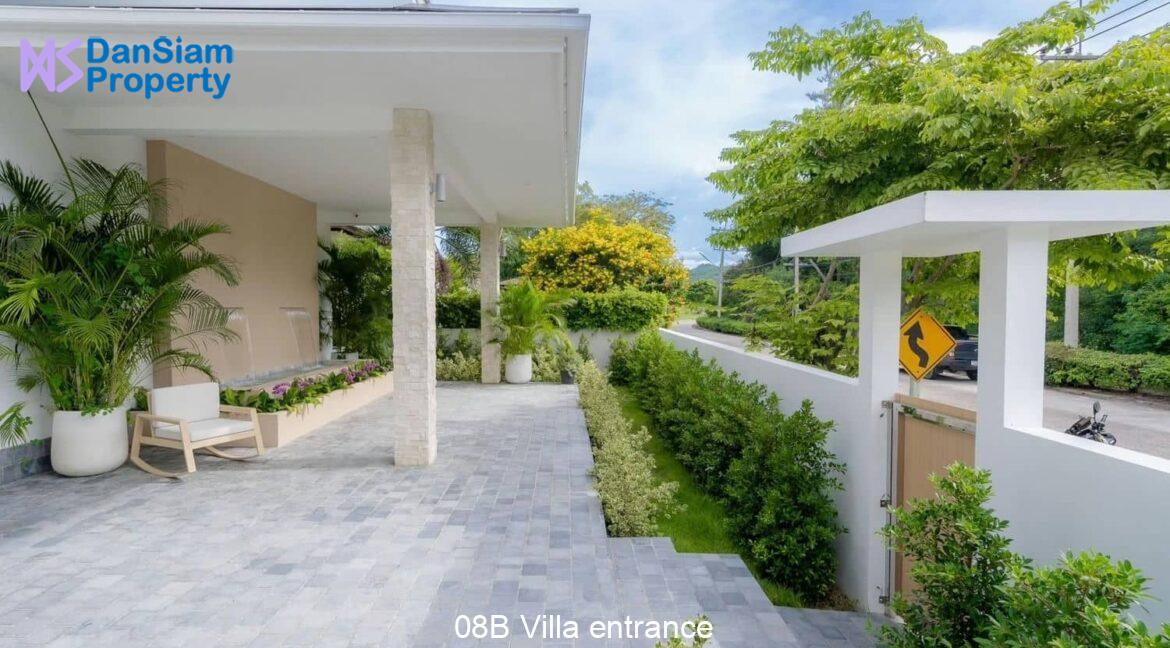 08B Villa entrance