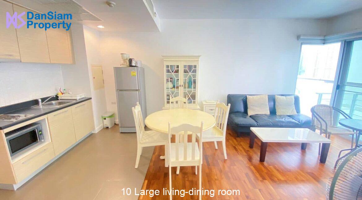 10 Large living-dining room