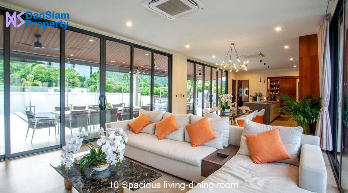 10 Spacious living-dining room