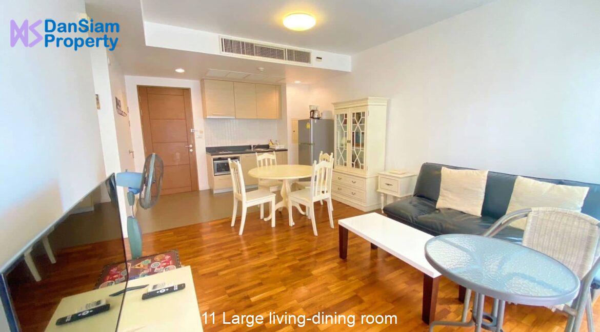 11 Large living-dining room