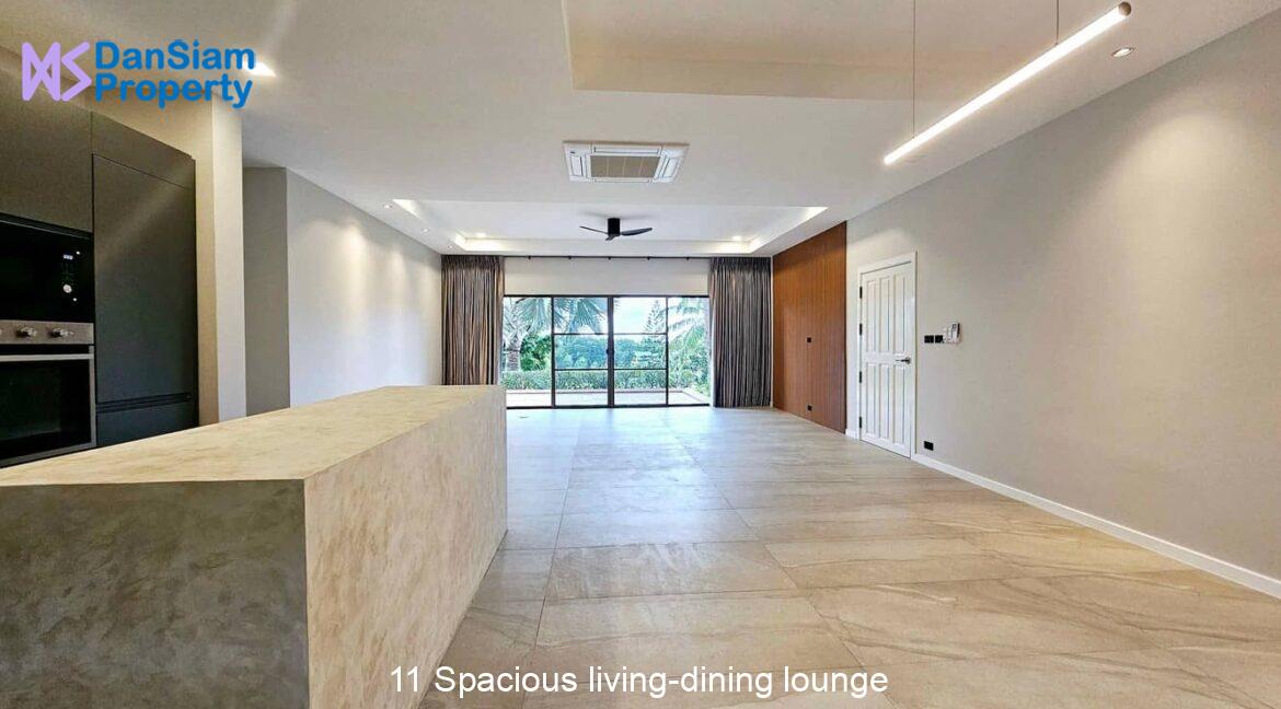 11 Spacious living-dining lounge