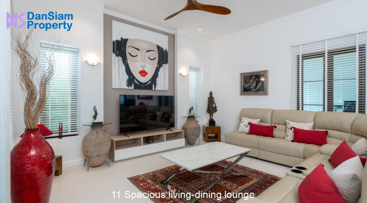 11 Spacious living-dining lounge