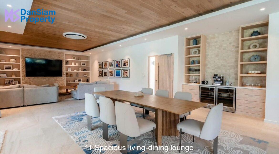 11 Spacious living-dining lounge