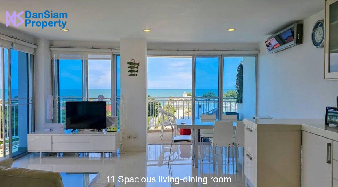 11 Spacious living-dining room