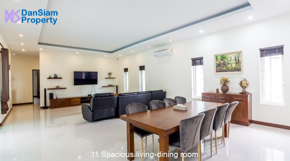 11 Spacious living-dining room