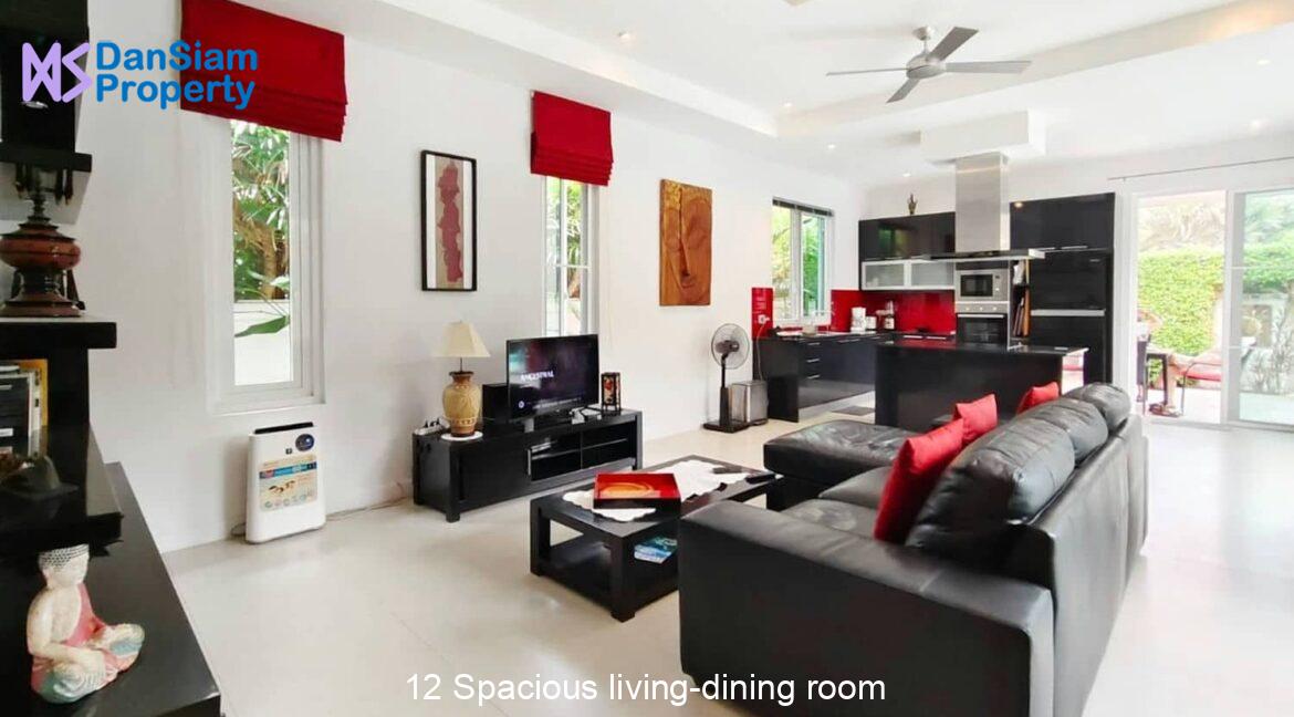 12 Spacious living-dining room