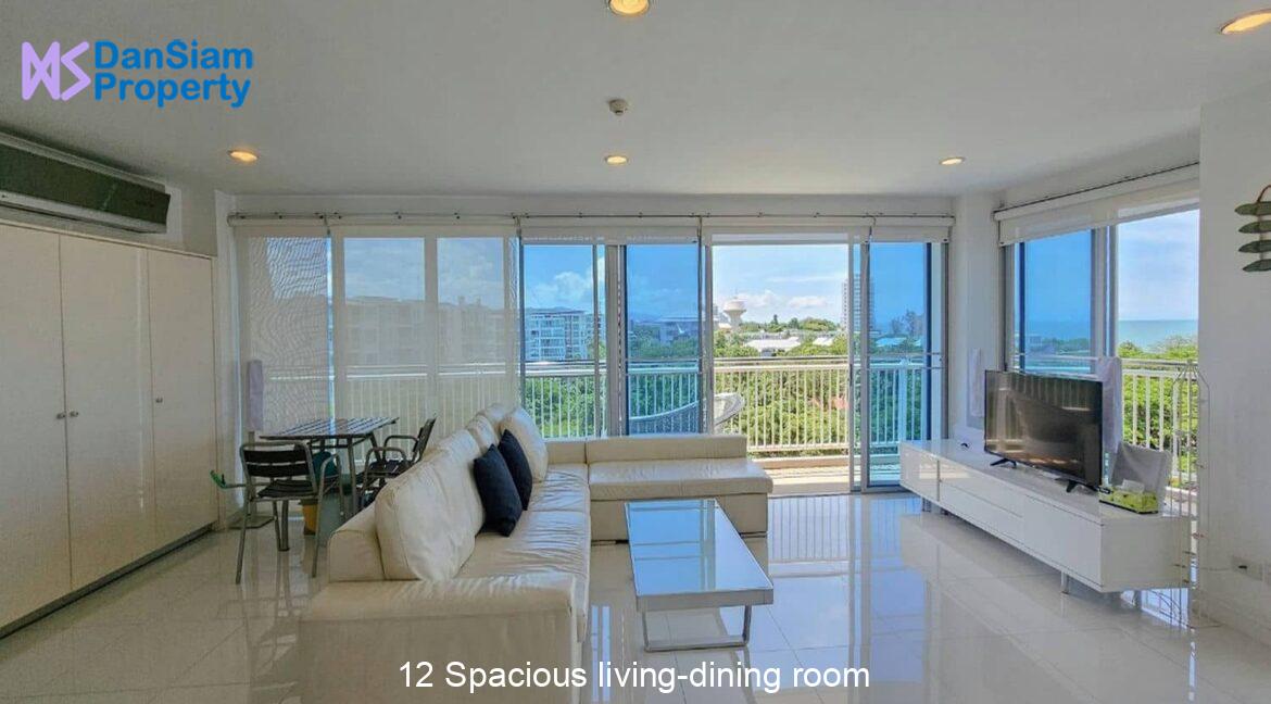 12 Spacious living-dining room