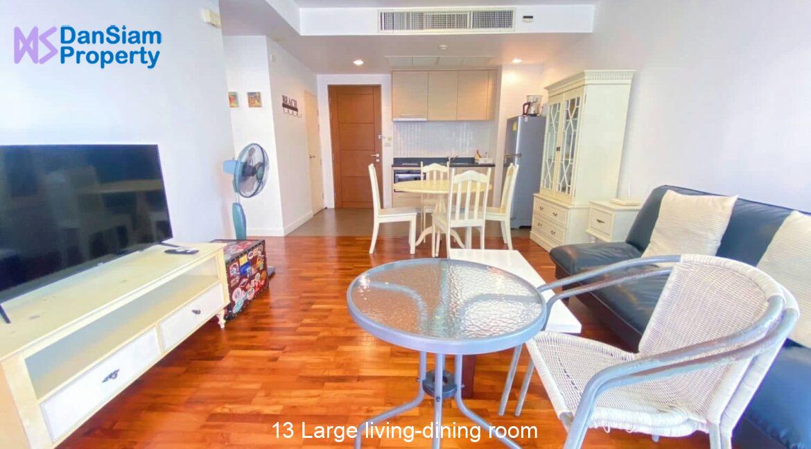 13 Large living-dining room