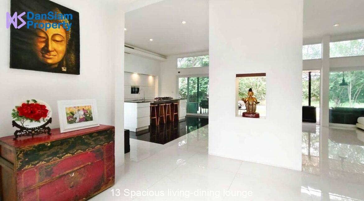 13 Spacious living-dining lounge