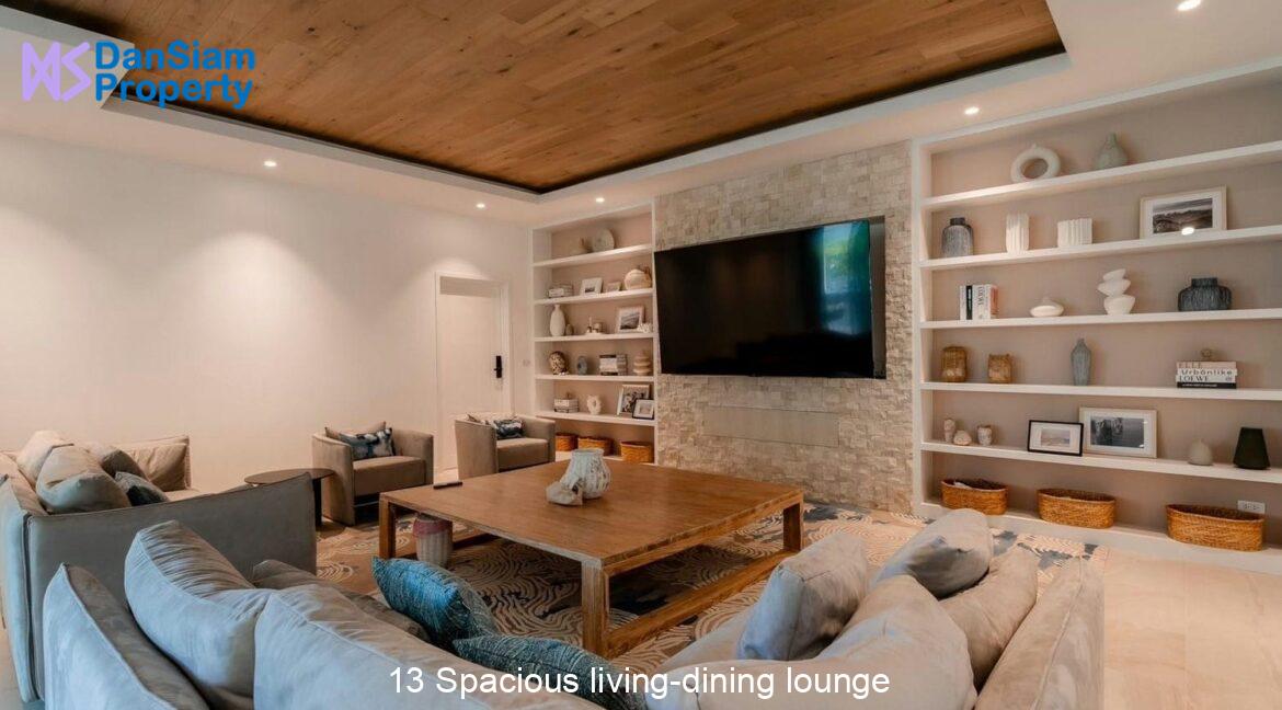 13 Spacious living-dining lounge