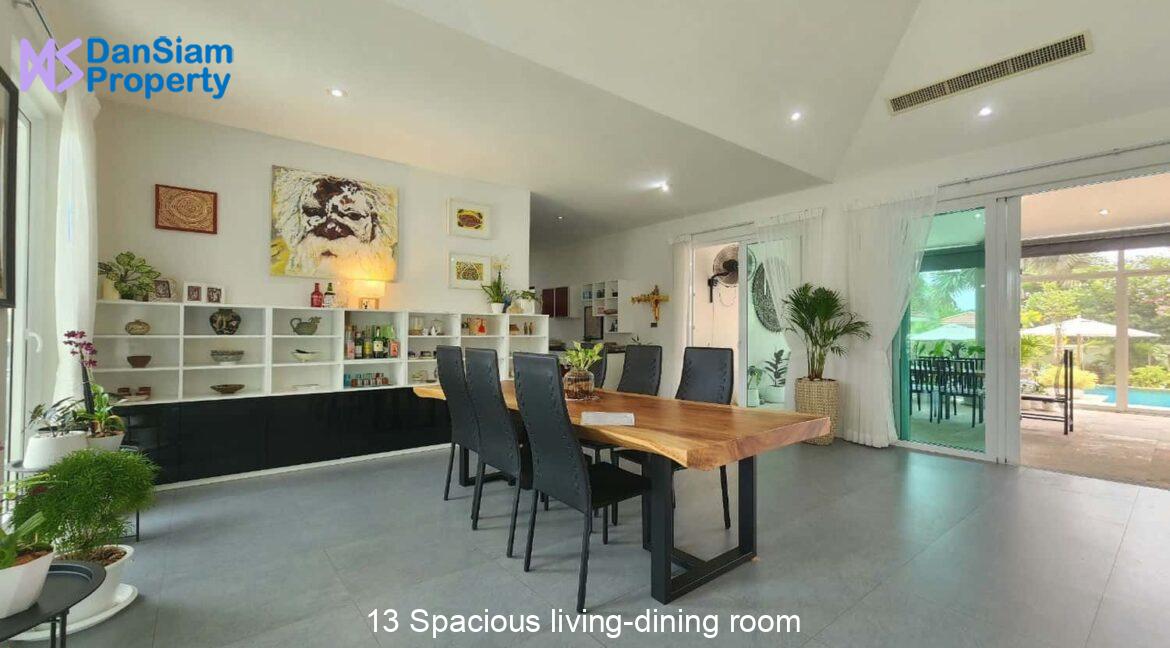 13 Spacious living-dining room