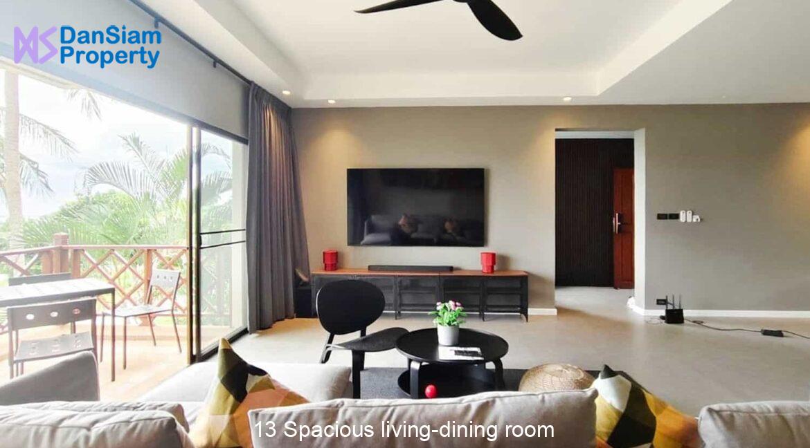 13 Spacious living-dining room