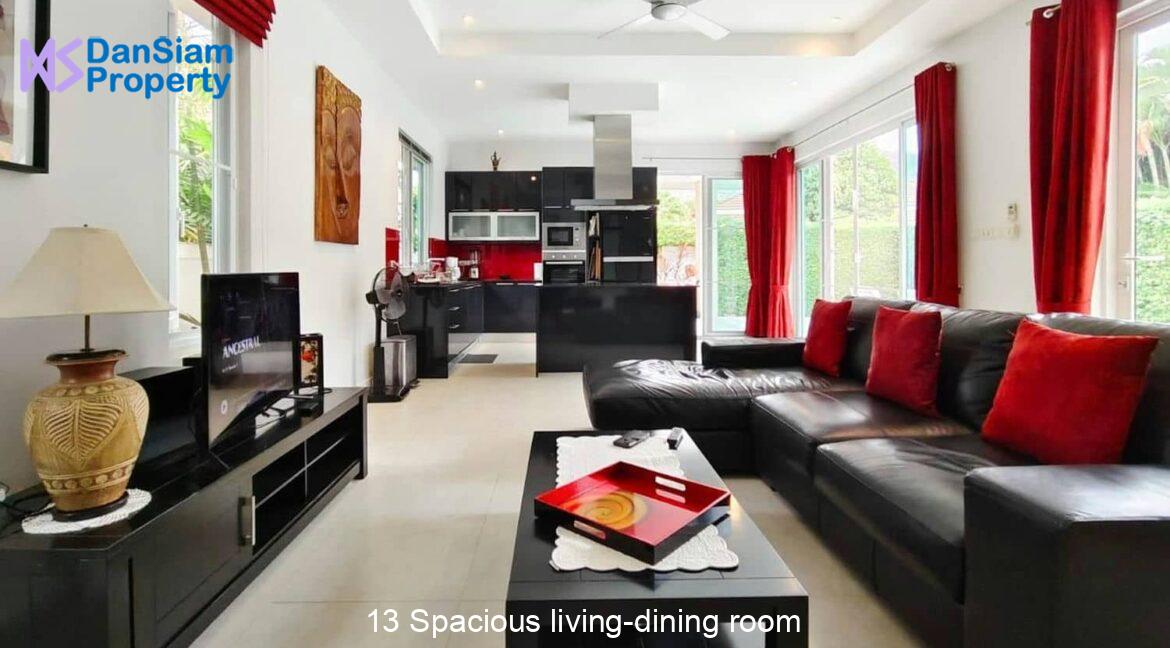 13 Spacious living-dining room