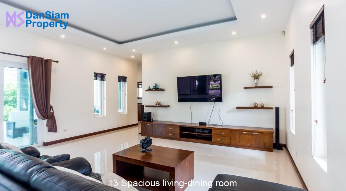 13 Spacious living-dining room