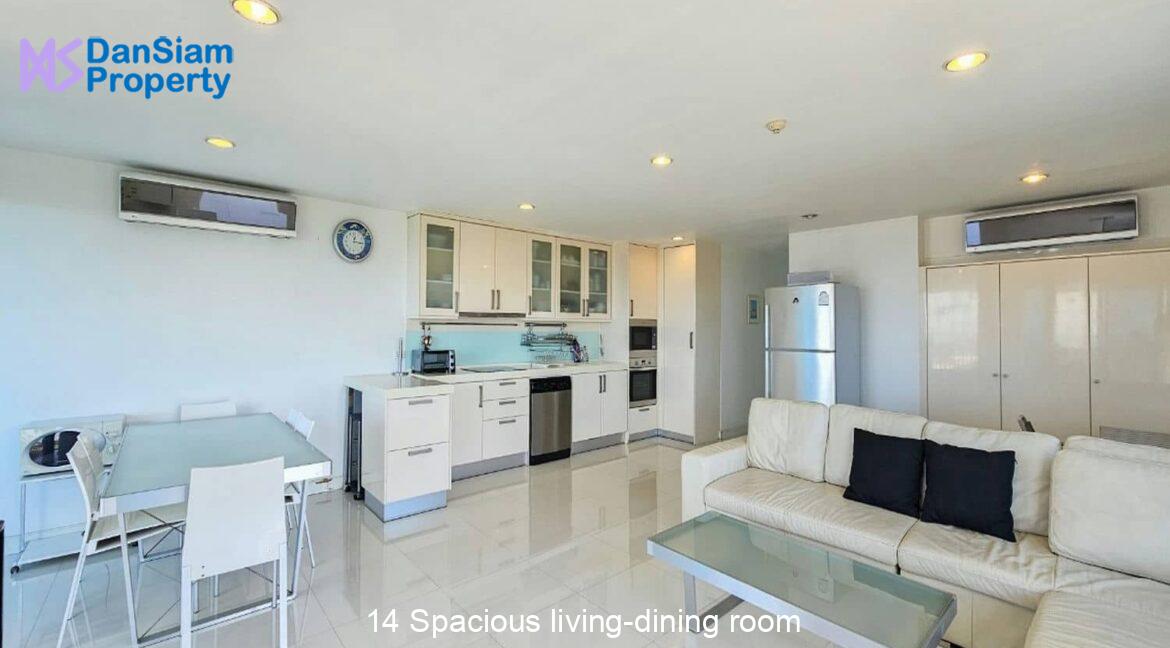 14 Spacious living-dining room