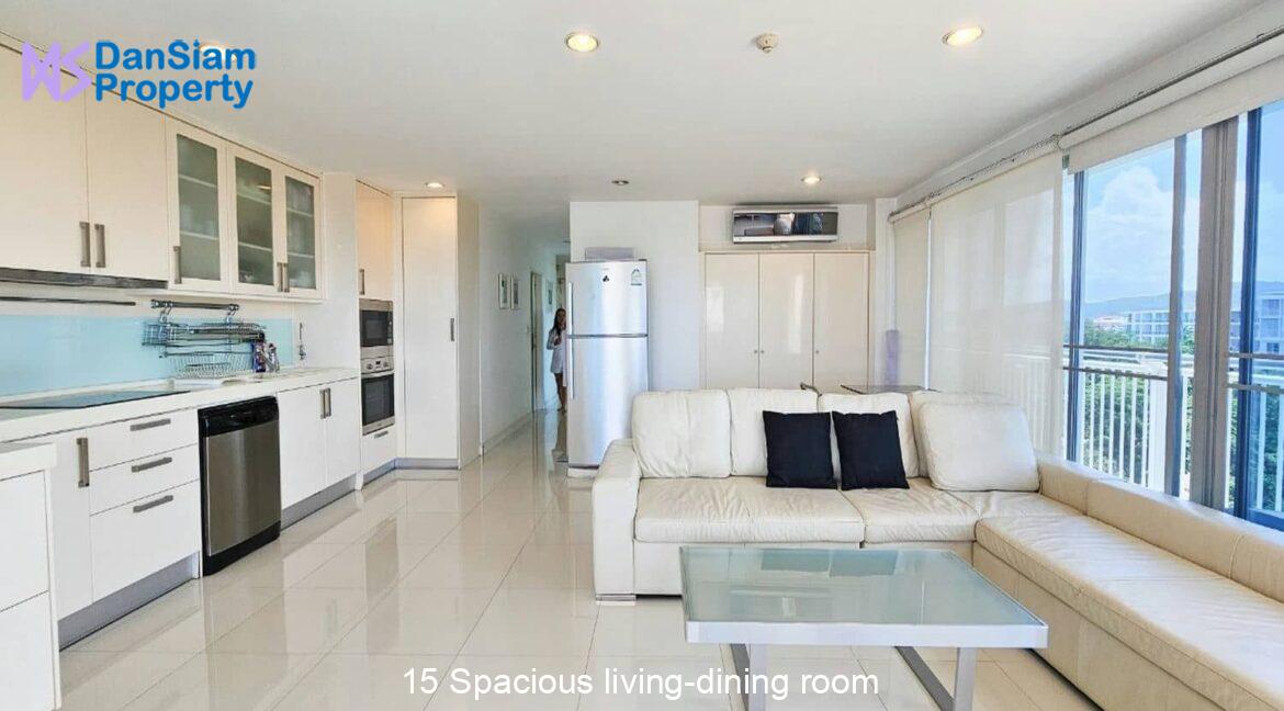 15 Spacious living-dining room