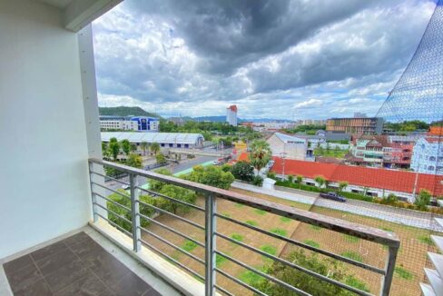 15A Balcony with city view