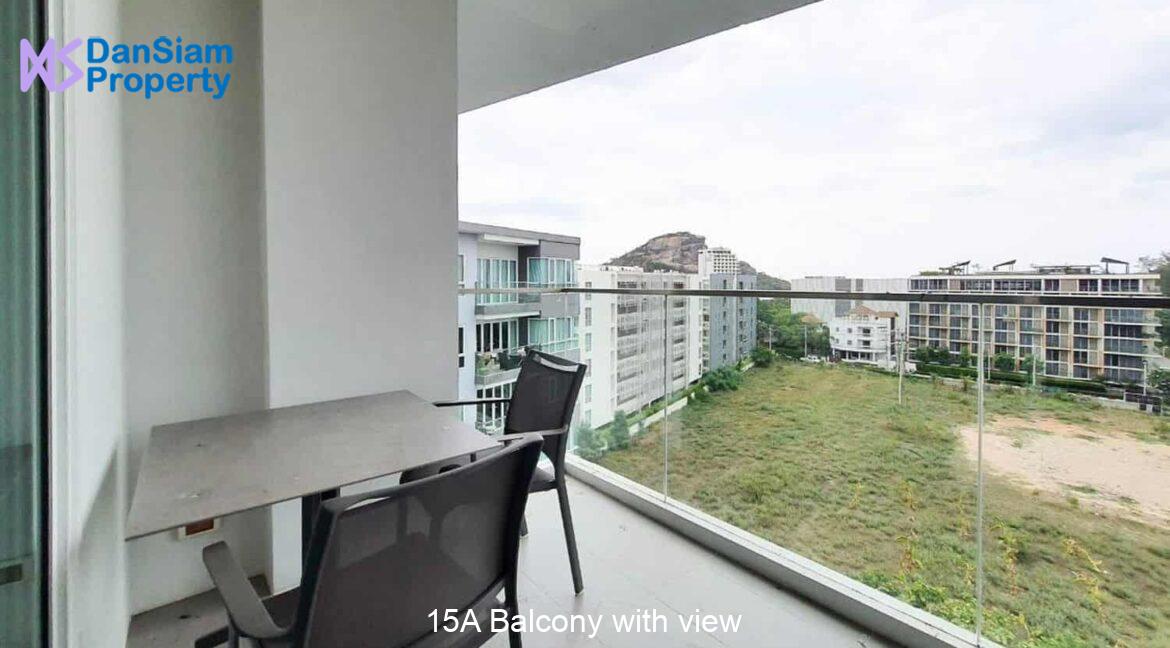 15A Balcony with view