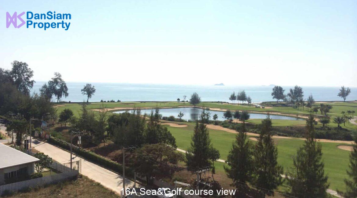 16A Sea&Golf course view