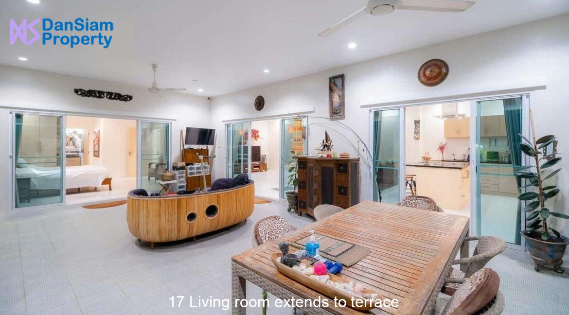 17 Living room extends to terrace