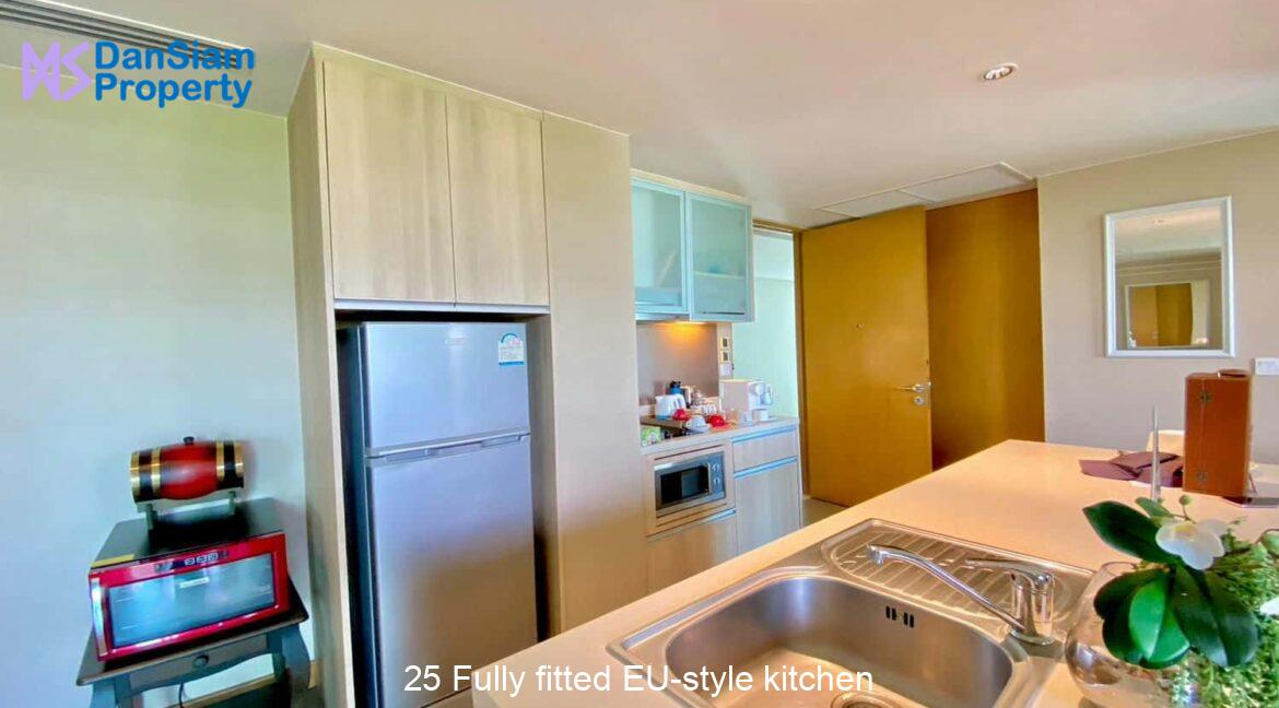 25 Fully fitted EU-style kitchen