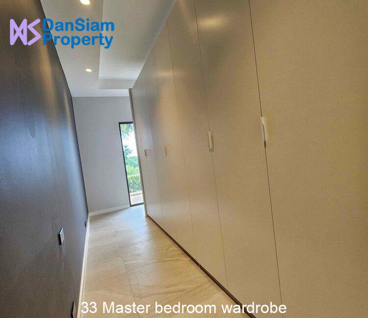 33 Master bedroom wardrobe