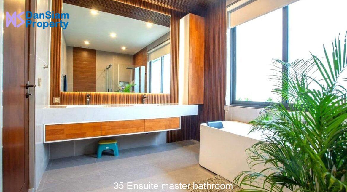 35 Ensuite master bathroom