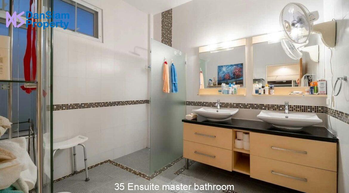 35 Ensuite master bathroom