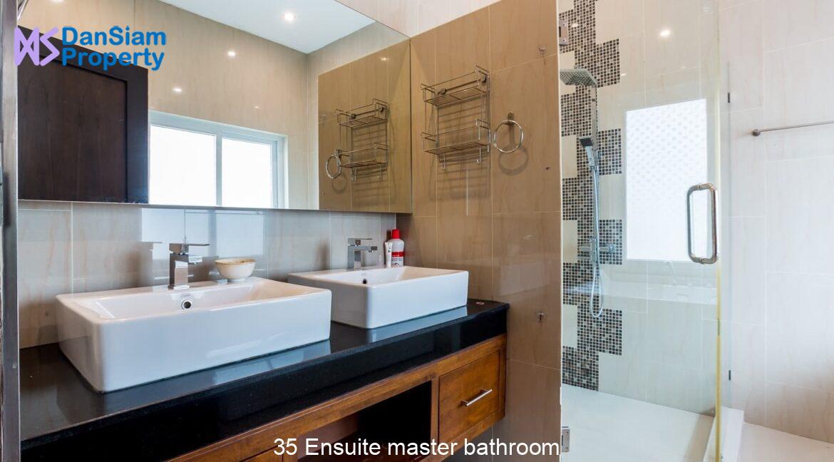 35 Ensuite master bathroom