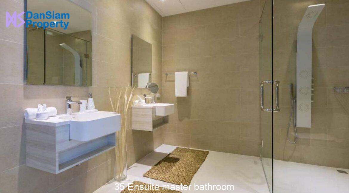 35 Ensuite master bathroom