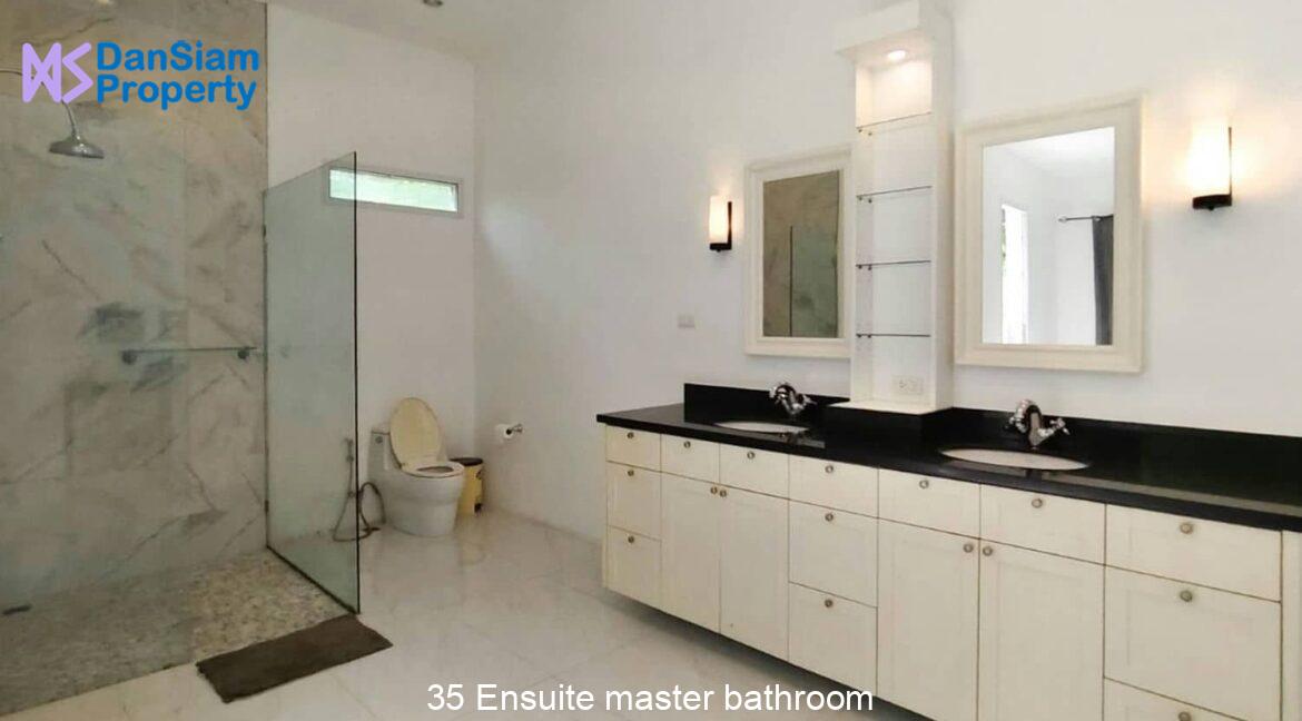 35 Ensuite master bathroom