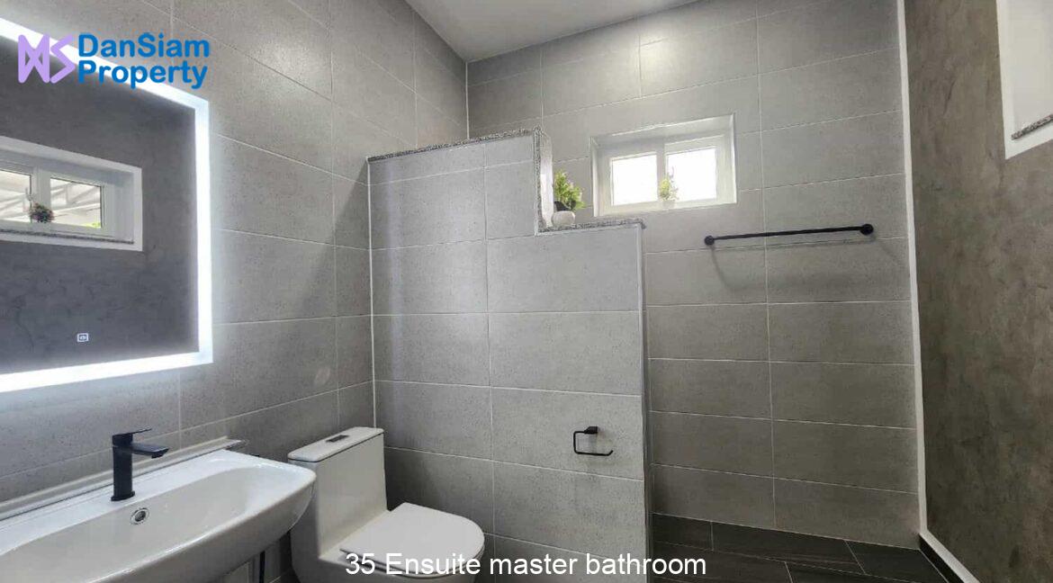 35 Ensuite master bathroom