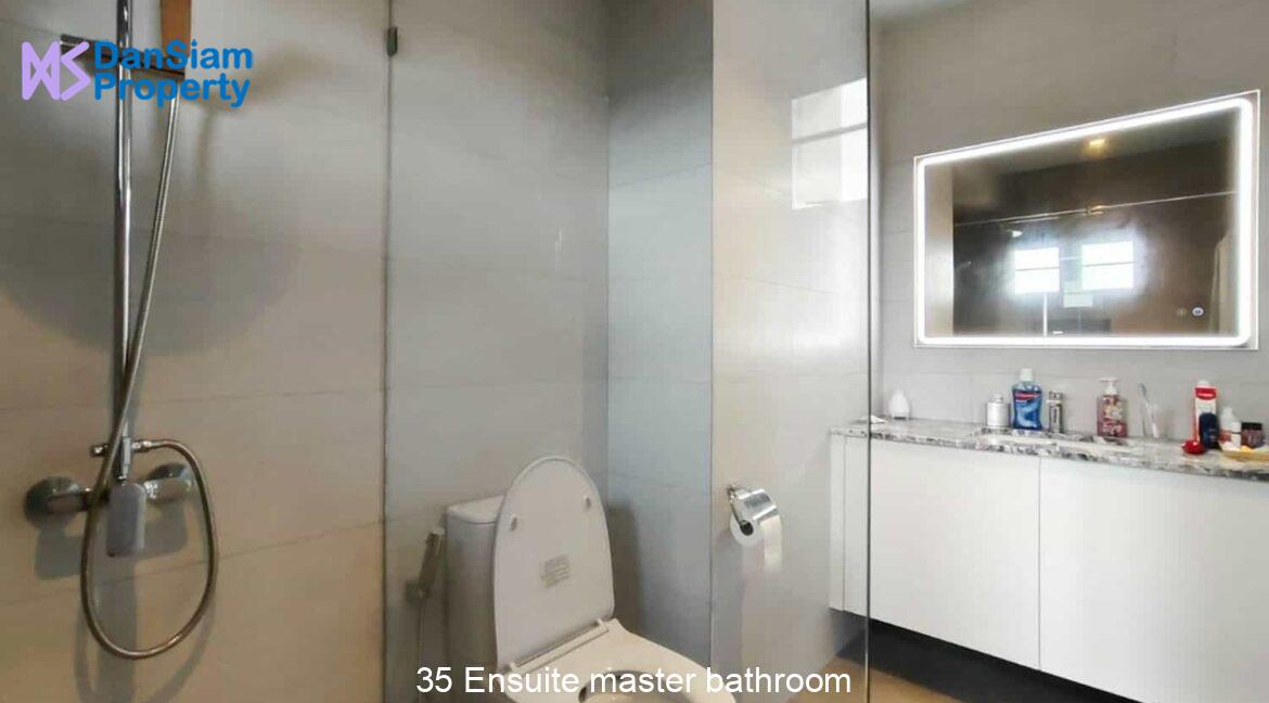 35 Ensuite master bathroom