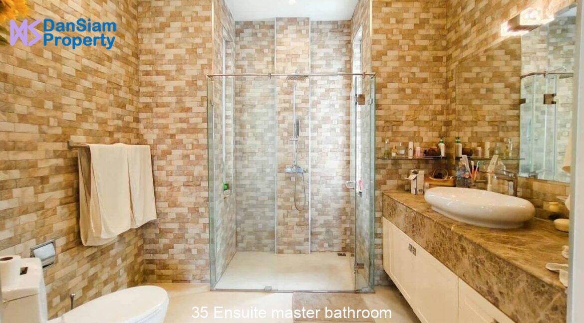 35 Ensuite master bathroom