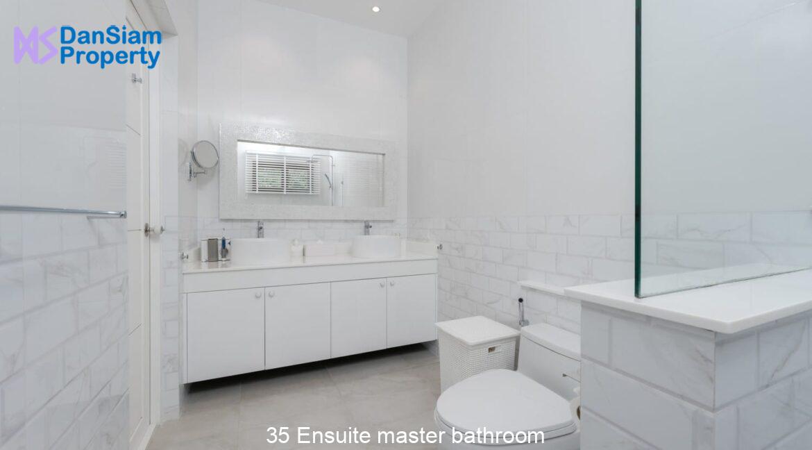 35 Ensuite master bathroom