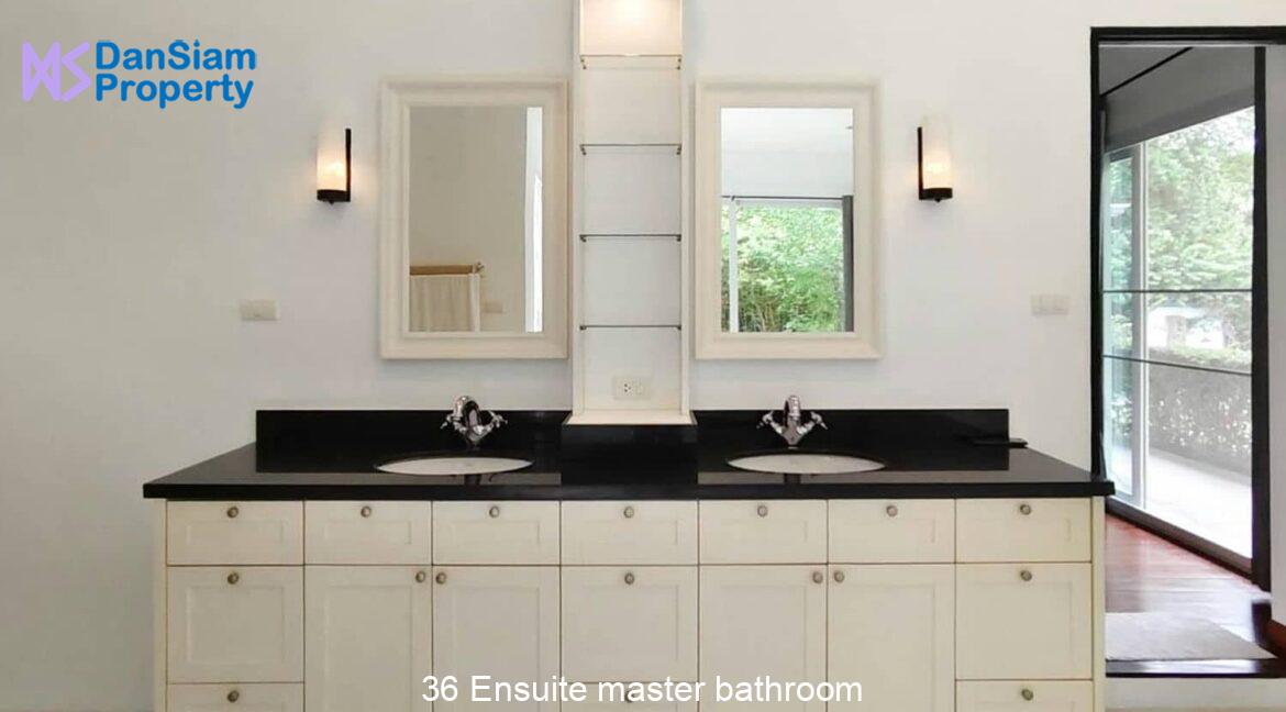 36 Ensuite master bathroom